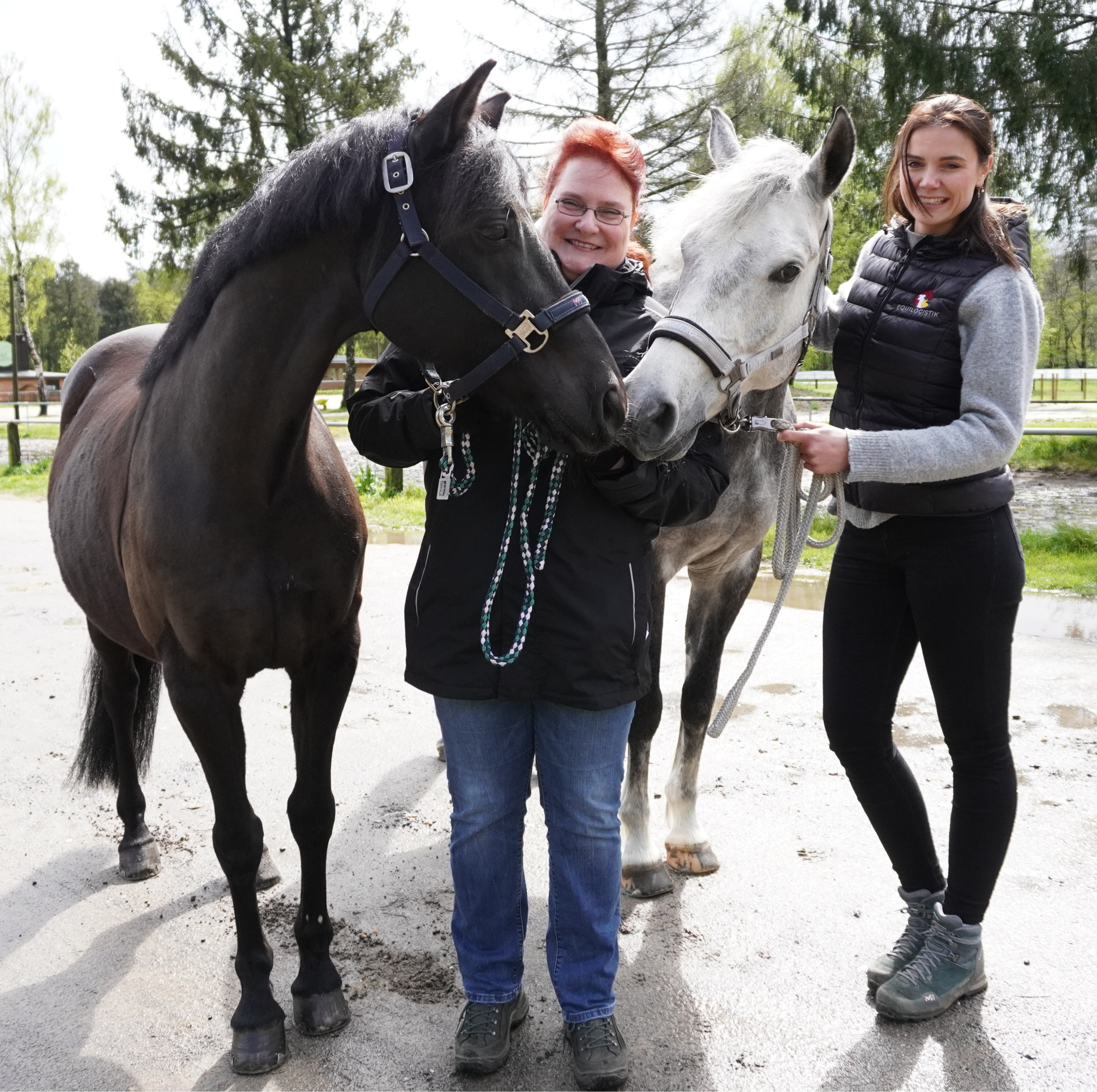 Anja Hilgers und Jacqueline Gönner