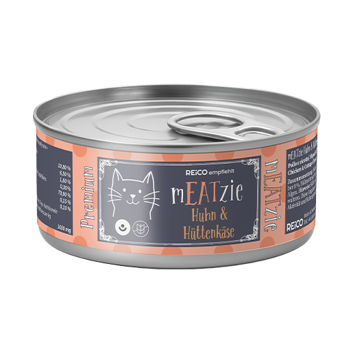 REICO Meatzi Nassfutter mit Katzenminze